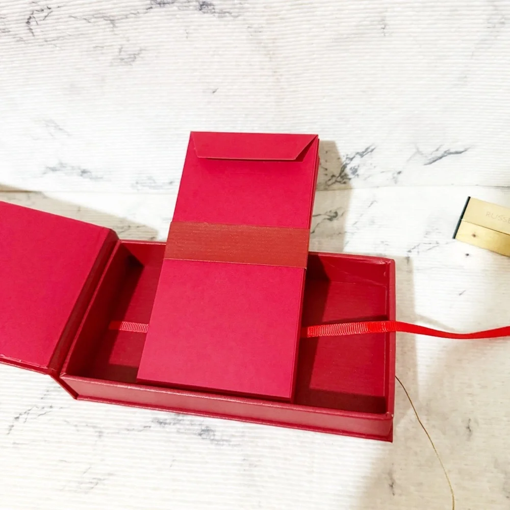 Christian Louboutin Moving Snake Barrier Grid Animation Box with Red Envelopes